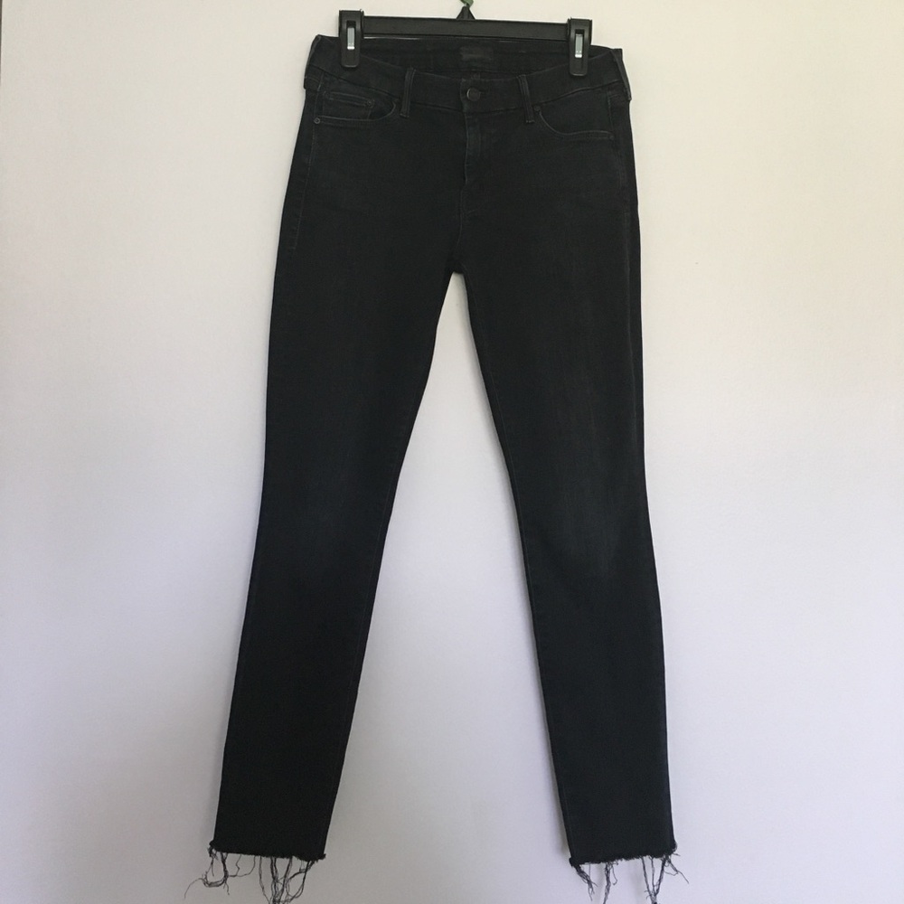 Mother Black Skinny Jeans